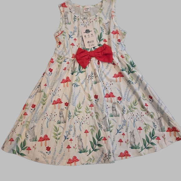 Carter's Cream and Red Sleeveless Sundress - Picture 3 of 4